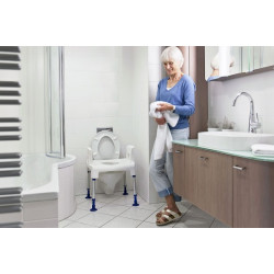 Pot de toilette avec couvercle pour chaise de douche Invacare à 52,00 €