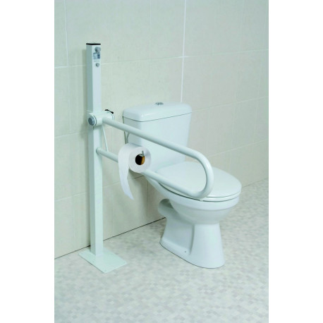 Barre d'appui sur pied pour douche & WC - Medical Domicile