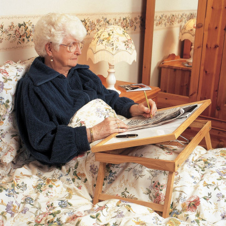 Table de lit inclinable pour personne dépendante, âgée, PMR